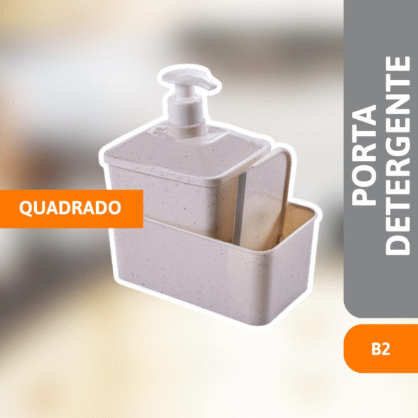 Kit Porta Detergente Quadrado B2 - PLASÚTIL - Imagem 2
