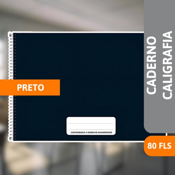 Caderno Cartografia Capa Dura 80 Fls Pepper Pt - TILIBRA - Imagem 2
