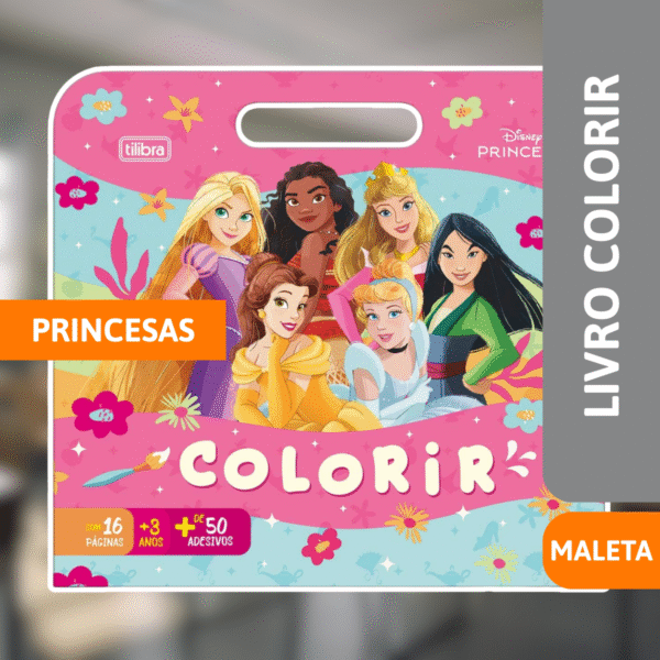 Livro Colorir Maleta Princ - TILIBRA - Imagem 2