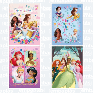 Caderno Brochura Capa Dura 80 Fls Princesas - TILIBRA