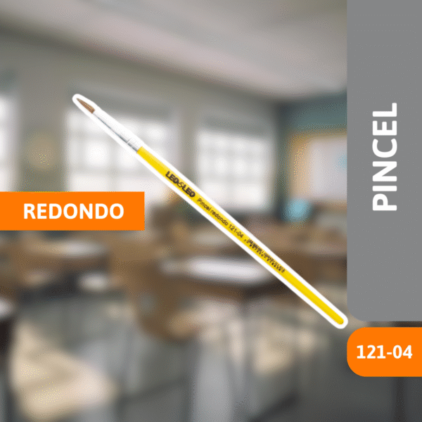 Pincel Escolar Redondo 121-04 - LEONORA - Imagem 2