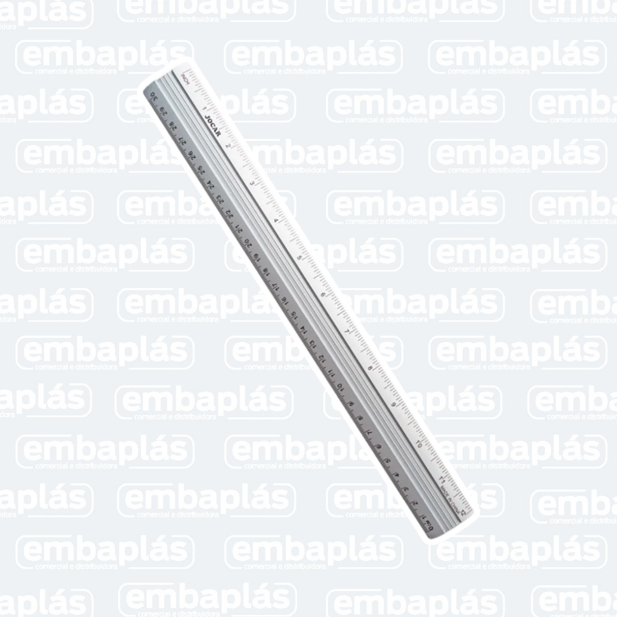 Régua De Alumínio 30cm - LEONORA