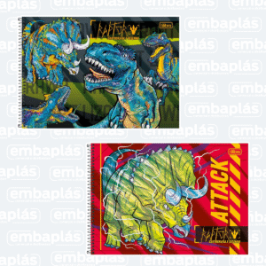Caderno Cartografia  Capa Dura 80Fls Raptor - TILIBRA