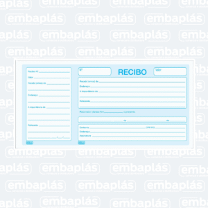 Recibo Comercial C/ Canhoto 50 Fls - TILIBRA