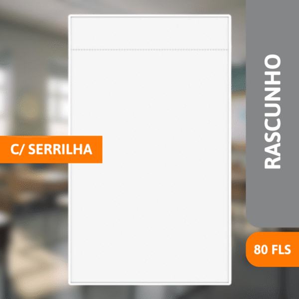 Rascunho C/ Serrilha 80 Fls - TILIBRA - Imagem 2