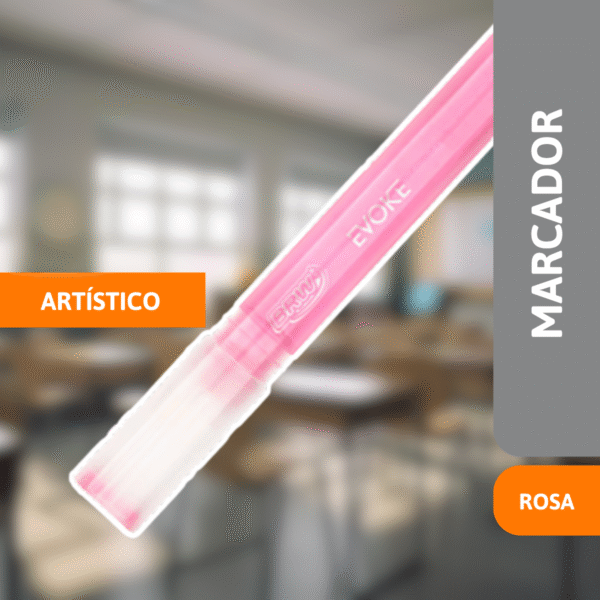 Marcador Artístico Evoke Acrylic Rosa - BRW - Imagem 2