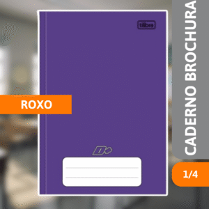 Caderno Brochura Capa Dura 1/4 48 Fls D+ Rx - TILIBRA