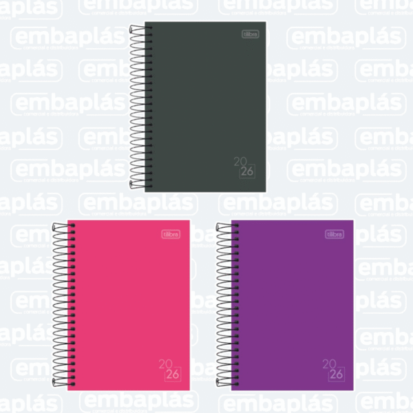 Agenda Espiral Spice Cores - TILIBRA