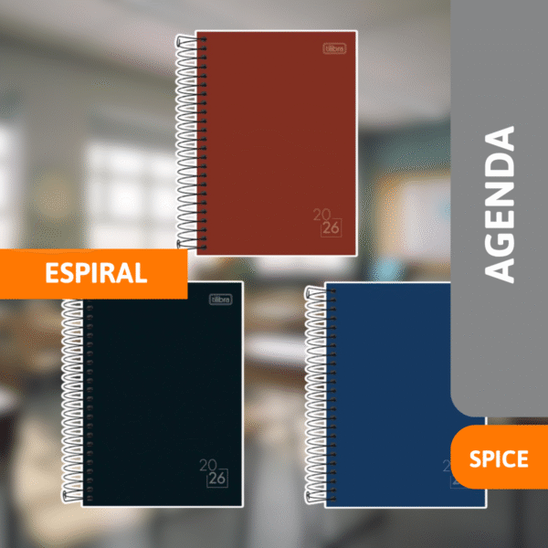Agenda Espiral Spice - TILIBRA - Imagem 2