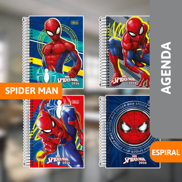 Agenda Espiral Spider Man - TILIBRA - Imagem 2