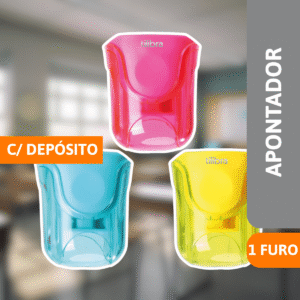 Apontador 1 Furo C/ Depósito AP14 - TILIBRA