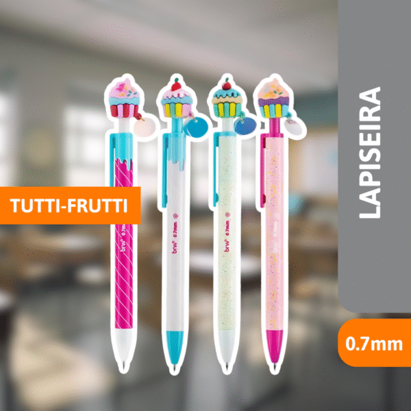 Lapiseira Plástica Tutti Frutti 0,7mm - BRW - Imagem 2
