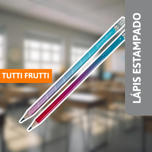 Lápis HB Estampado Tutti Frutti - BRW - Imagem 2