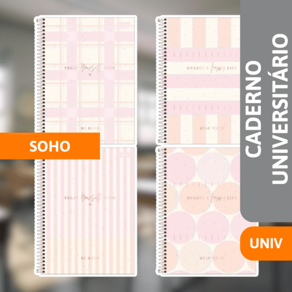 Caderno Universitário Capa Dura 20x1 320Fls Soho - TILIBRA - Imagem 2