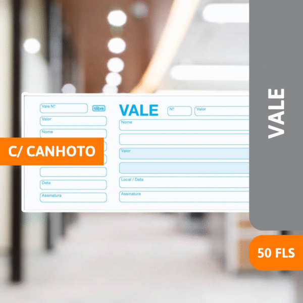 Vale C/ Canhoto 50 Fls - TILIBRA - Imagem 2