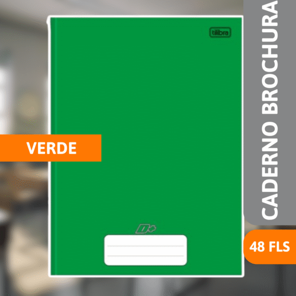 Caderno Brochurão Capa Dura 48 Fls D+ Vd - TILIBRA - Imagem 2