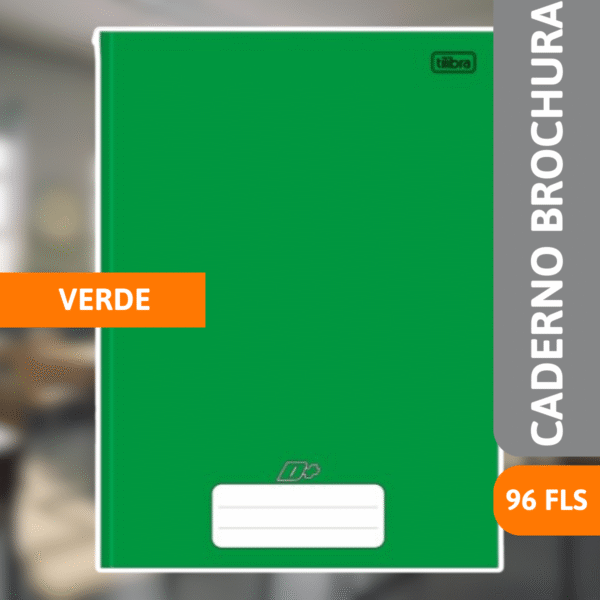 Caderno Brochurão Capa Dura 96 Fls D+ Vd - TILIBRA - Imagem 2