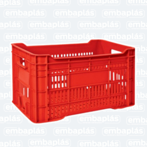 Caixa Plástica Supermercado Vermelha - ARQPLAST