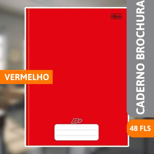 Caderno Brochurão Capa Dura 48 Fls D+ Vm - TILIBRA - Imagem 2