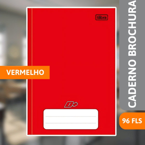 Caderno Brochurão Capa Dura 96 Fls D+ Vm - TILIBRA - Imagem 2