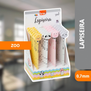 Lapiseira Plástica Zoo 0.7mm - BRW