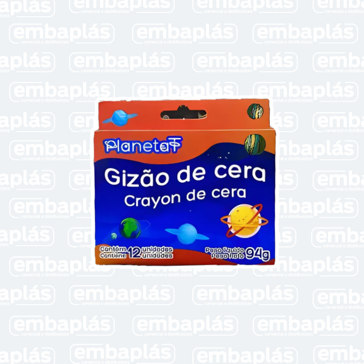 Gizão De Cera 12 Cores - VMP