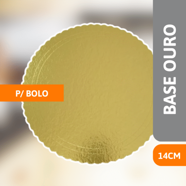 Base Para Bolo Ouro 14cm - VMP - Imagem 2
