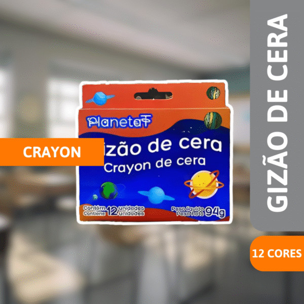 Gizão De Cera 12 Cores - VMP - Imagem 2