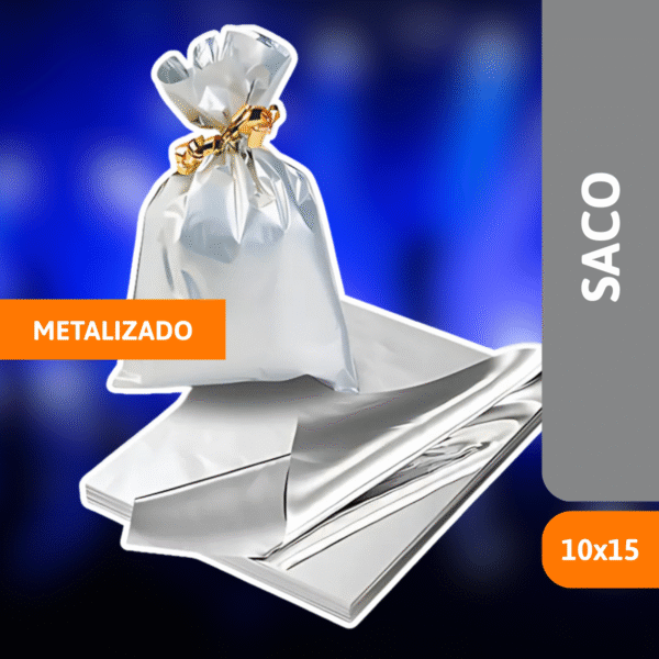 Saco Metalizado 10x15 - VMP - Imagem 2