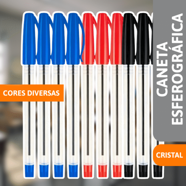 Caneta Esferográfica Cristal Cores Diversas -BIC - Imagem 2