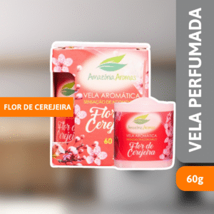 Vela Perfumada 60g Flor De Cerejeira - AMAZÔNIA
