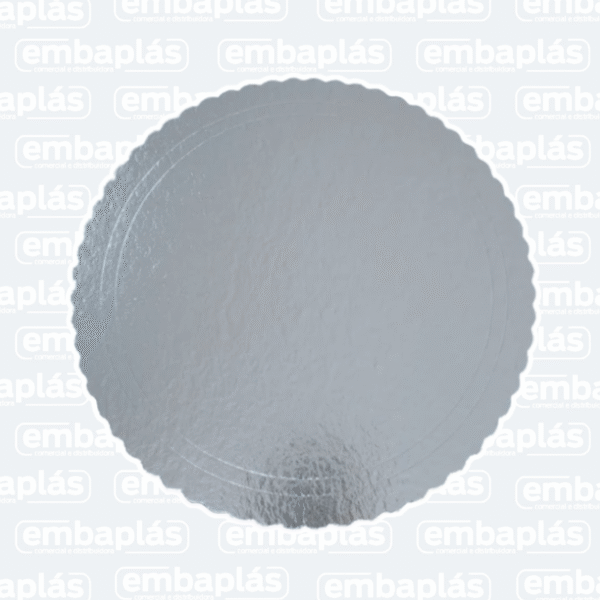 Base Para Bolo Prata 28cm - VMP