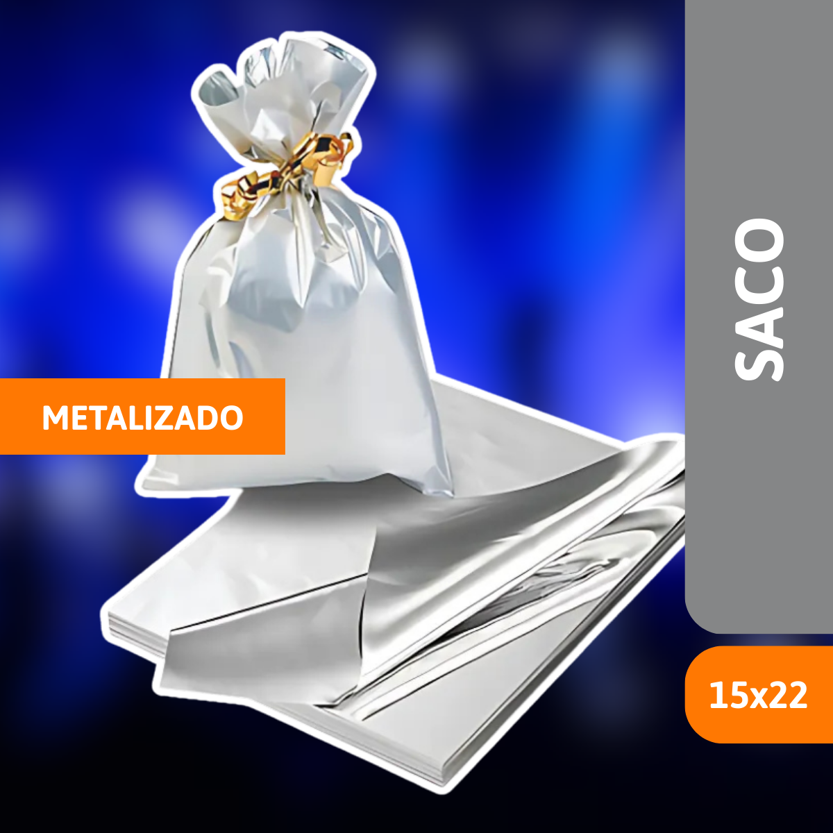 Saco Metalizado 15x22 - VMP - Imagem 2