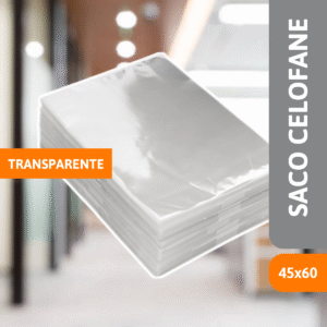 Saco Celofane Transparente 45x60 - VMP