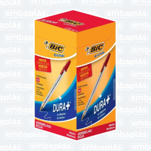 Caneta Esferográfica Cristal Vermelha C/ 50 Un - BIC