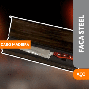 Faça Aço Steel Cabo Madeira - MOR
