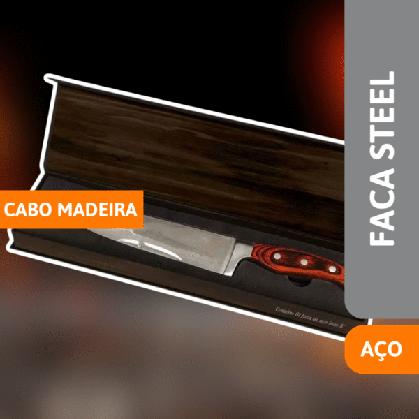 Faça Aço Steel Cabo Madeira - MOR - Imagem 2