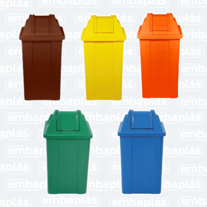 Cesto Quadrado Basculante 25 Litros Color - JSN