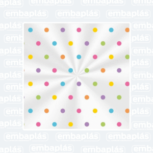 Saco Celofane Bolas Coloridas 15x22 -  VMP
