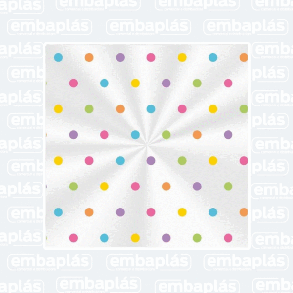 Saco Celofane Bolas Coloridas 25x37 - VMP
