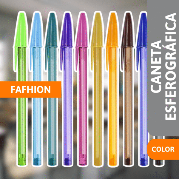 Caneta Esferográfica Cristal Fashion Color - BIC - Imagem 2