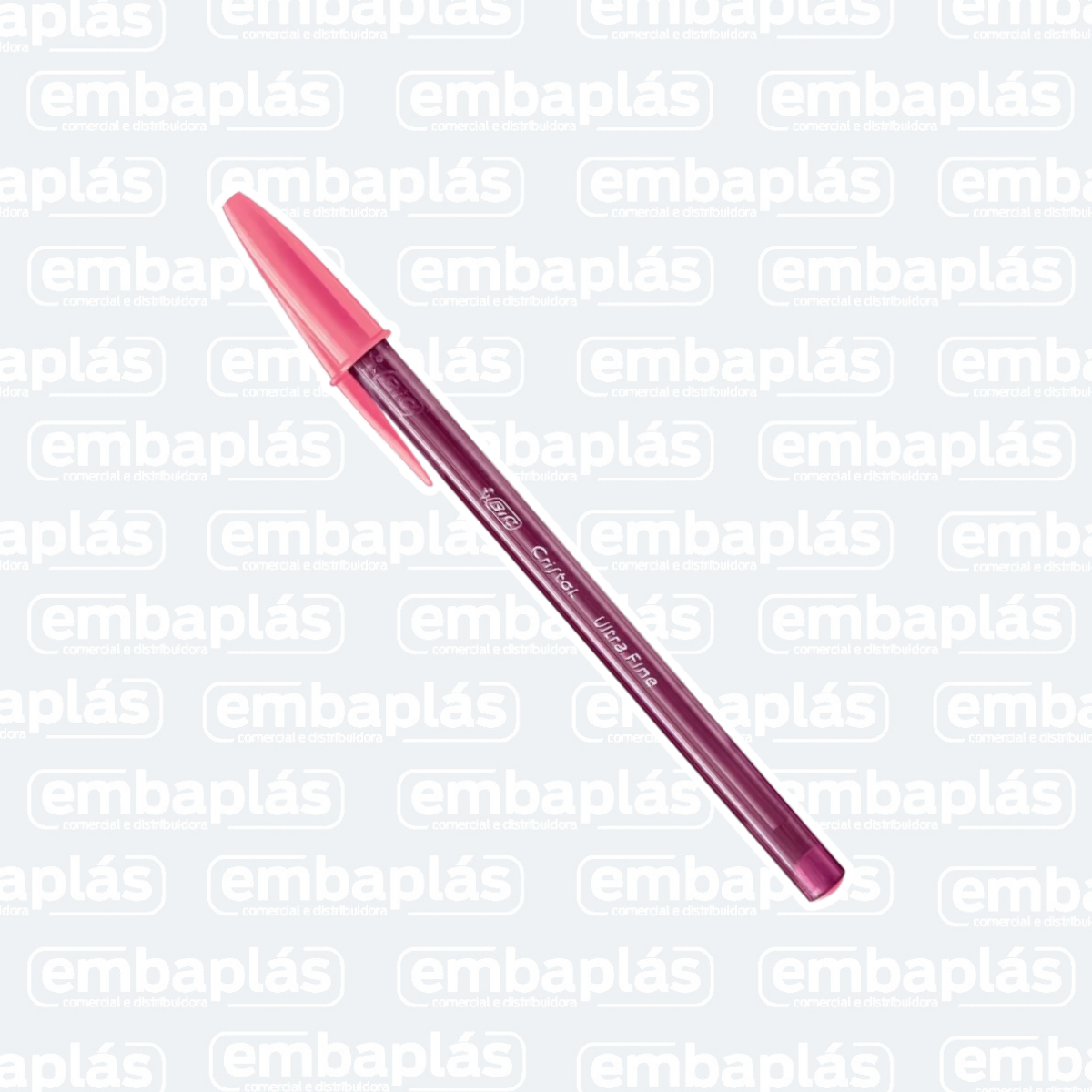 Caneta Esferográfica Cristal Fashion Fine Rosa - BIC