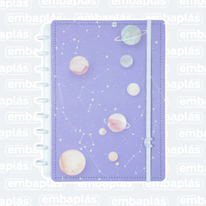 Caderno Inteligente Purple Galaxy By Gocase Grande - NOVITATE