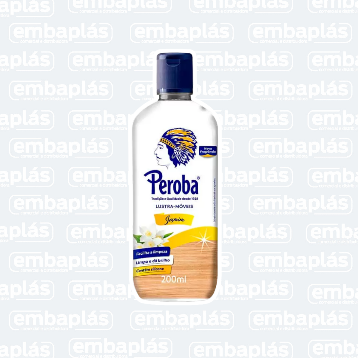 Lustra Móveis 200ml Jasmin Peroba - KING