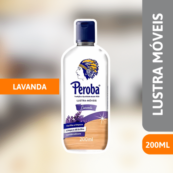 Lustra Móveis 200ml Lavanda Peroba - KING - Imagem 2