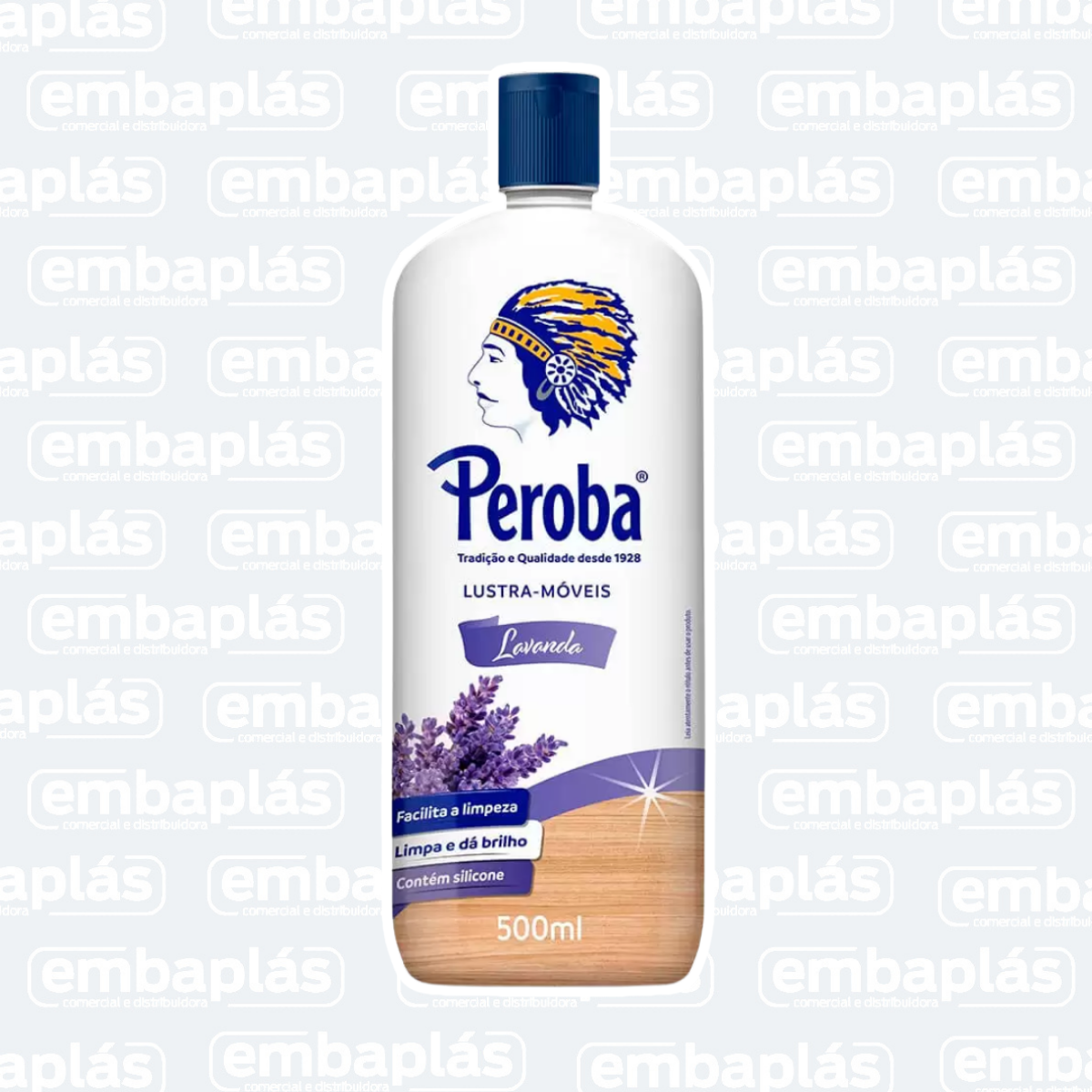 Lustra Móveis 500ml Lavanda Peroba - KING