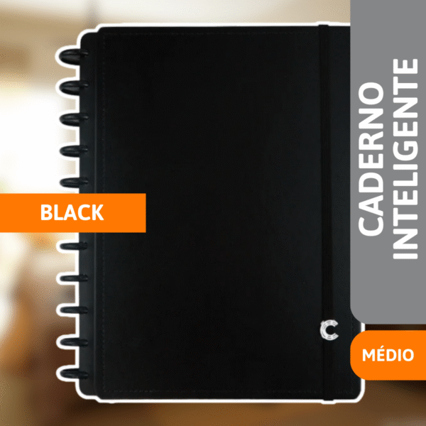 Caderno Inteligente Black Médio - NOVITATE - Imagem 2