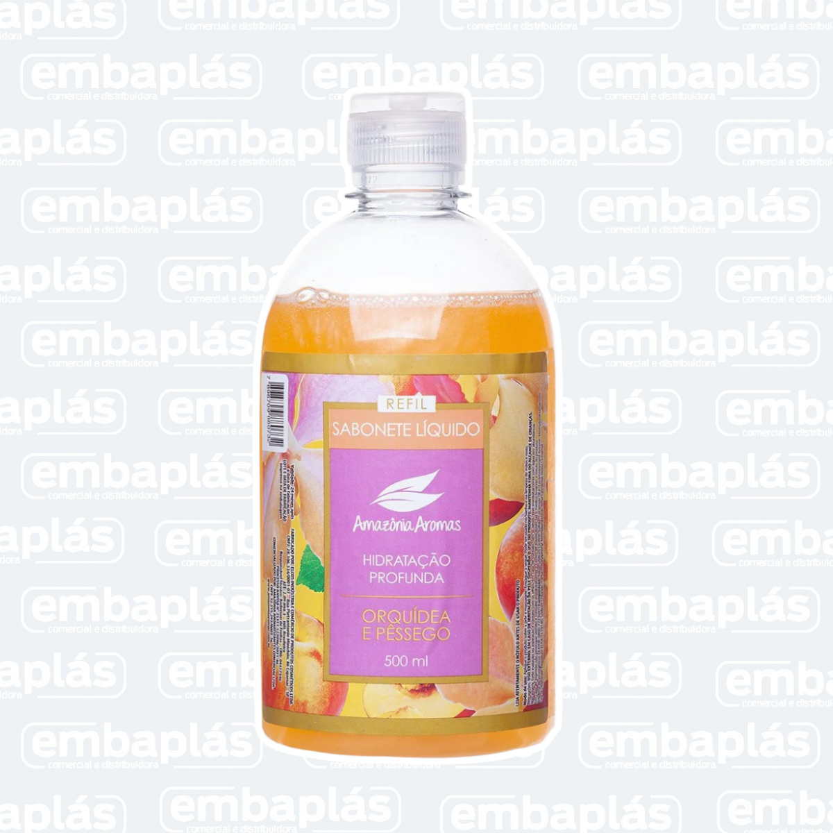 Sabonete Líquido 500ml Orquídea E Pêssego - AMAZÔNIA