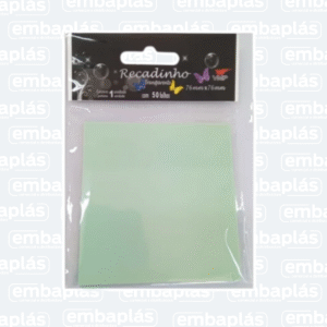 Bloco Adesivo Transparente 76x76mm 50 Fls - VMP