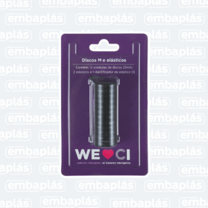 Discos + Elástico Preto G 31mm - NOVITATE